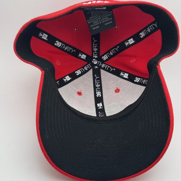 Kansas City Chiefs Hat Cap Red New Era 39THIRTY Stretch Fit Medium/Large NFL - Picture 4 of 5